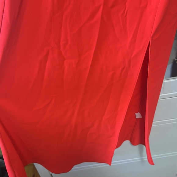 Amanda Uprichard Stanford Dress. Crimson/Bright Red. - Picture 11 of 12